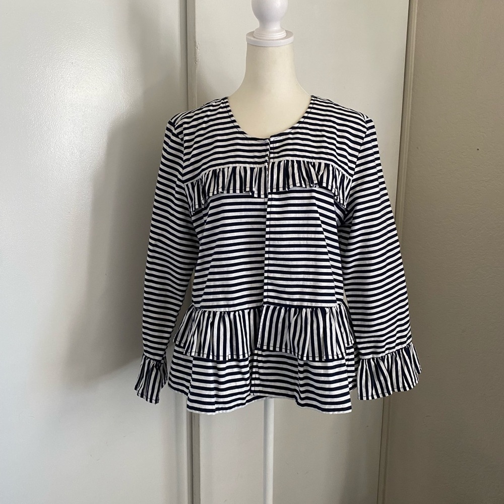 Loft “Summer”Striped Jacket M